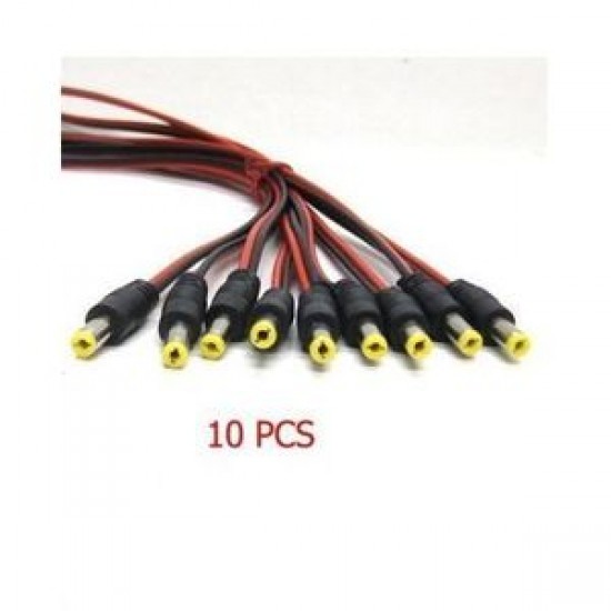 Cable Power Camera Male Plug 12V Dc