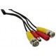 Cable Power Camera Male Plug 12V Dc