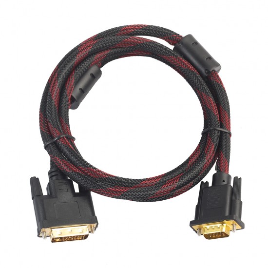 Cable Dvi Male To Vga Male 1.5M