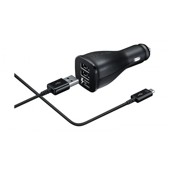 Charger Car Samsung Dual Usb Qas-90