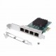 Card Lan PC Gigabit Ethernet 10/100/1000M 4Port PCI-E