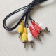 Cable Tv Rca 3×3 Male To Male 1.2M