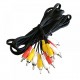 Cable Tv Rca 3×3 Male To Male 1.2M