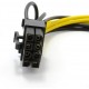 Cable Power 6Pin To 8Pin