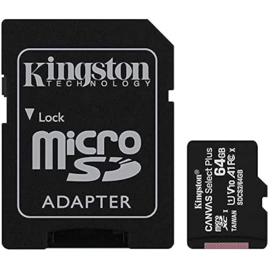 Card Memory Kingstone 64Gb Micro Sd With Adapter