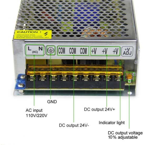 Power Supply Camera regulated 12V 10A